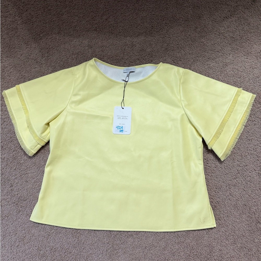 Edge Yellow Short Sleeve Tee